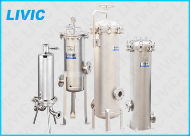 Stainless Steel Cartridge Filter Housing Reliable With High Filtration Rating